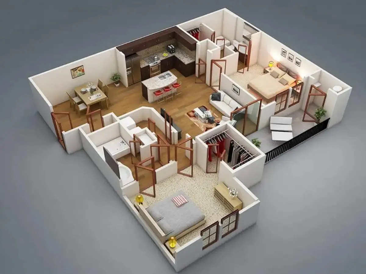 3D Interior Drawing